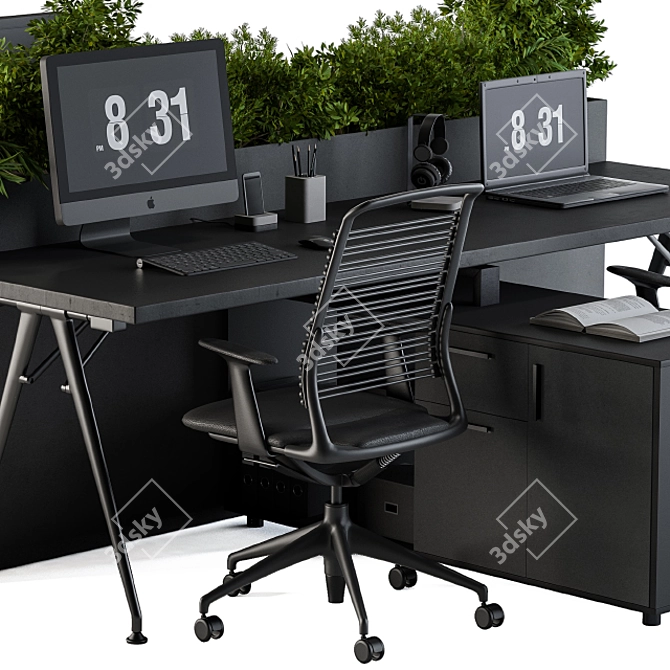 Modern Office Furniture Set 17 3D model image 3