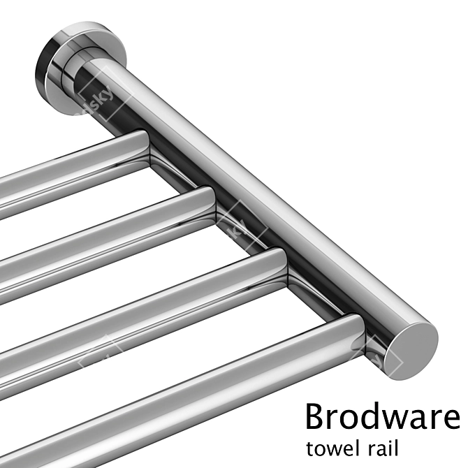 Brodware Brolif Plus Towel Rails 3D model image 2