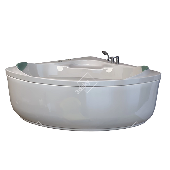 Ariana 703: Luxurious Bathtub 3D model image 2