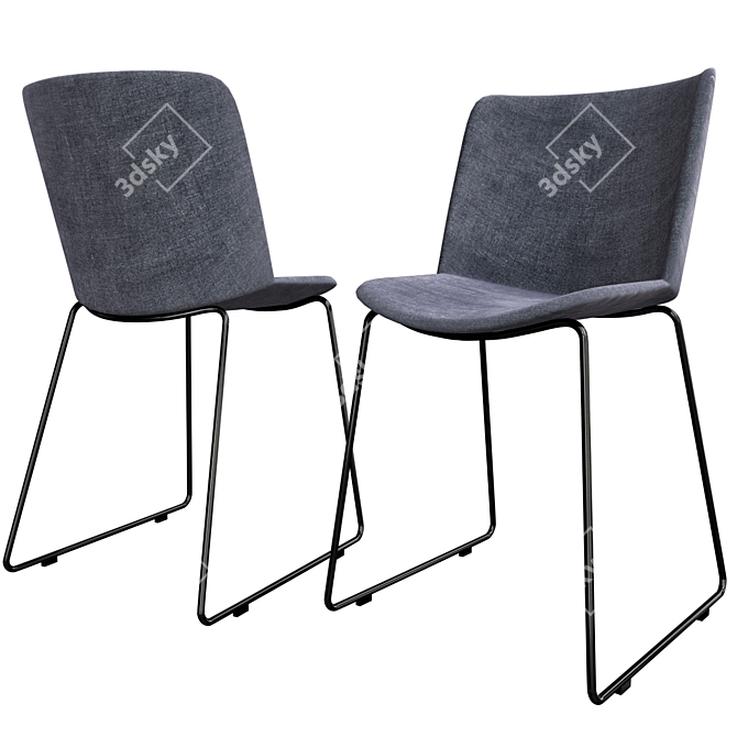 Modern Catifa Up Chair 3D model image 1
