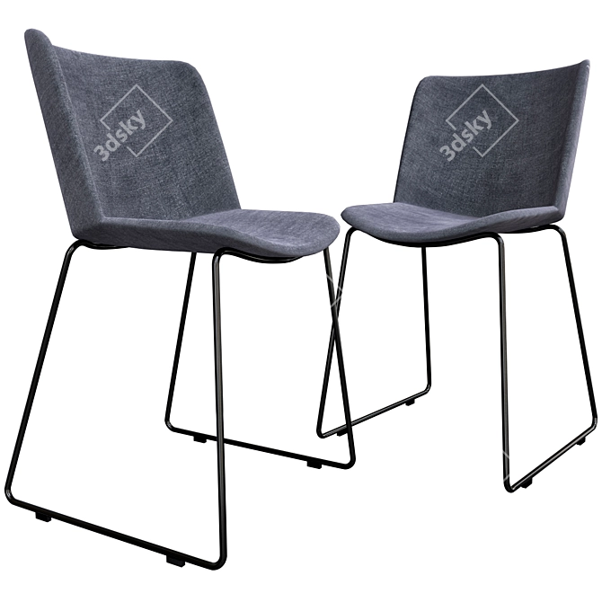 Modern Catifa Up Chair 3D model image 2