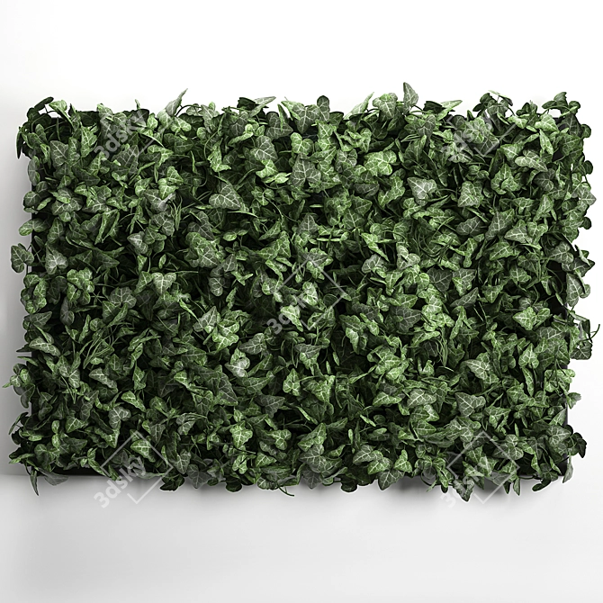 Vertical Green Wall: Modern Vertical Gardening 3D model image 1