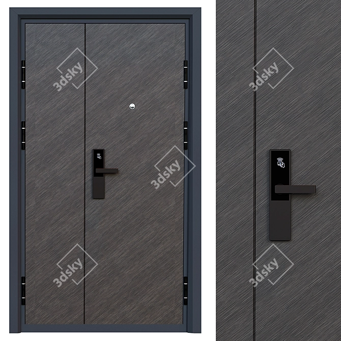 Exterior Door - Security and Style 3D model image 3