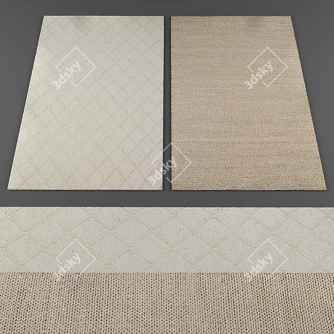 Exquisite Carpet Collection 3D model image 1