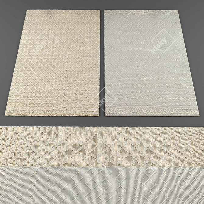 Exquisite Carpet Collection 3D model image 3