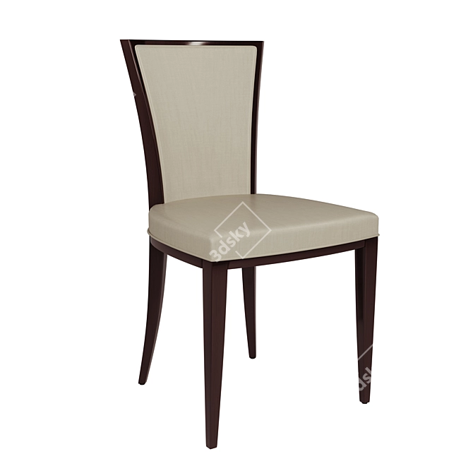 Luna Chair: Timeless Elegance 3D model image 1