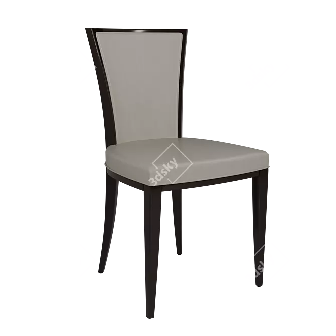 Luna Chair: Timeless Elegance 3D model image 2