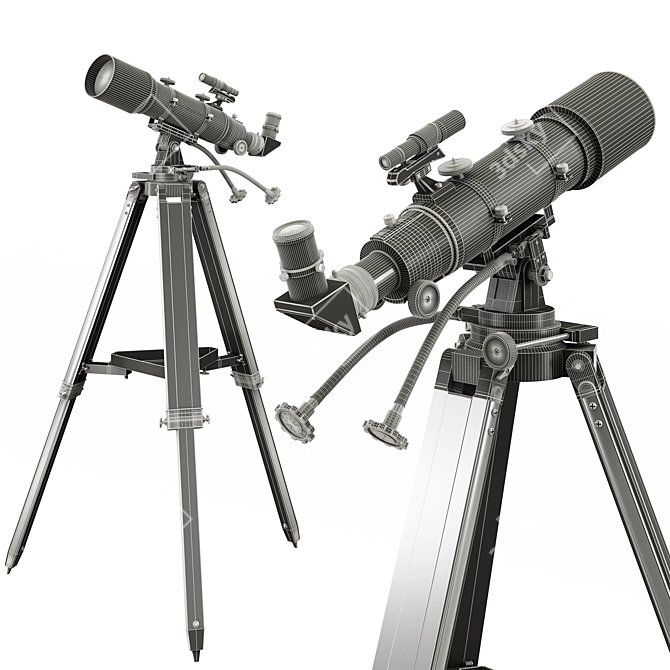 Sky-Watcher Achromatic Refractor: BK 705AZ3 3D model image 3