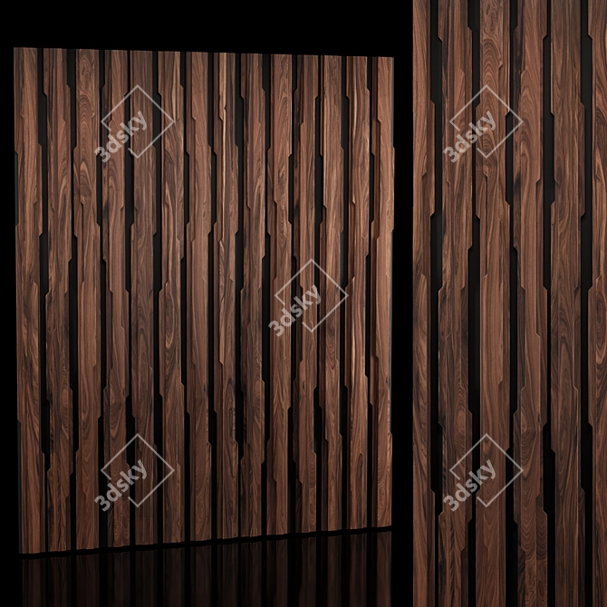  Modern Geometric Wall Decor 3D model image 1