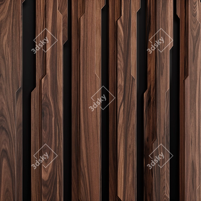  Modern Geometric Wall Decor 3D model image 4