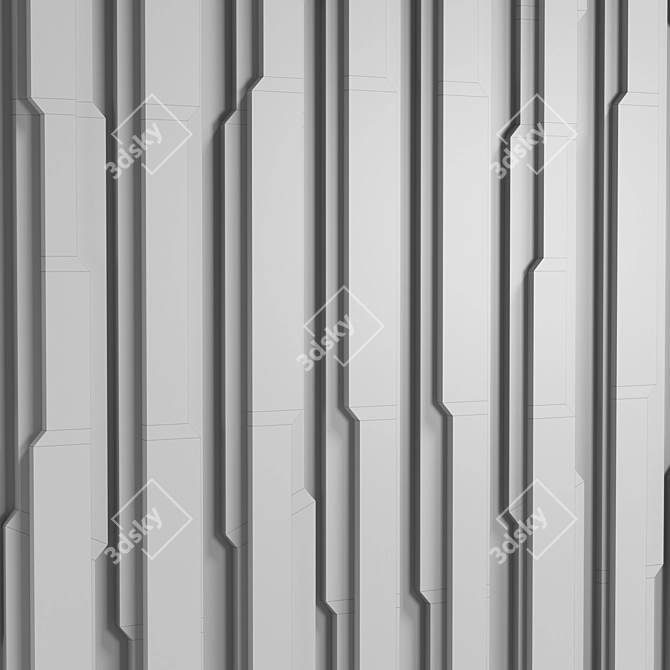  Modern Geometric Wall Decor 3D model image 5