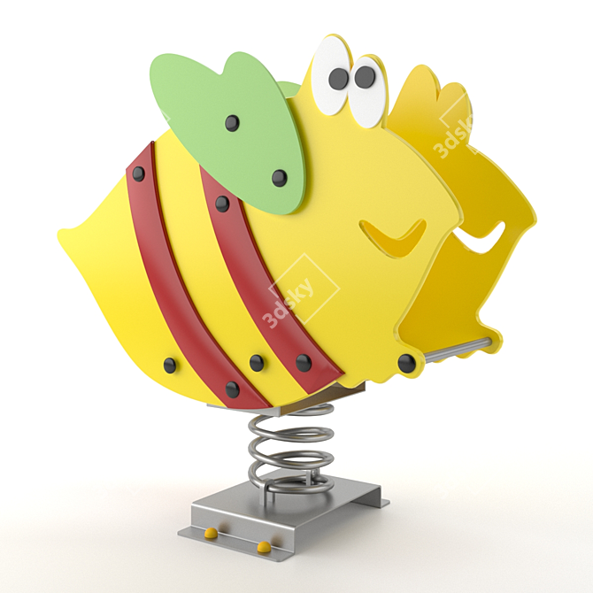 Buzzing Bee Swing Toy 3D model image 1