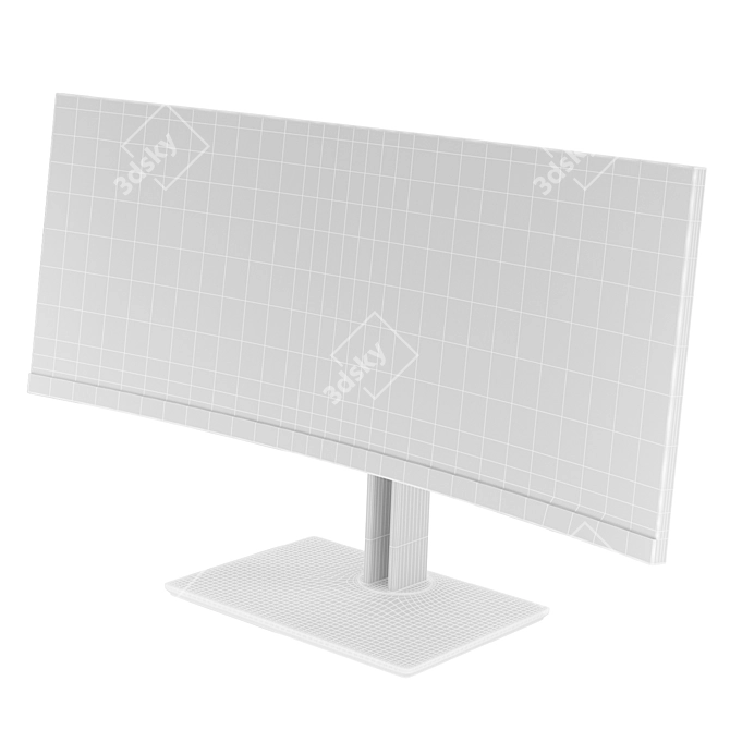 HPZ38c: Immersive Wide-Screen Monitor 3D model image 5