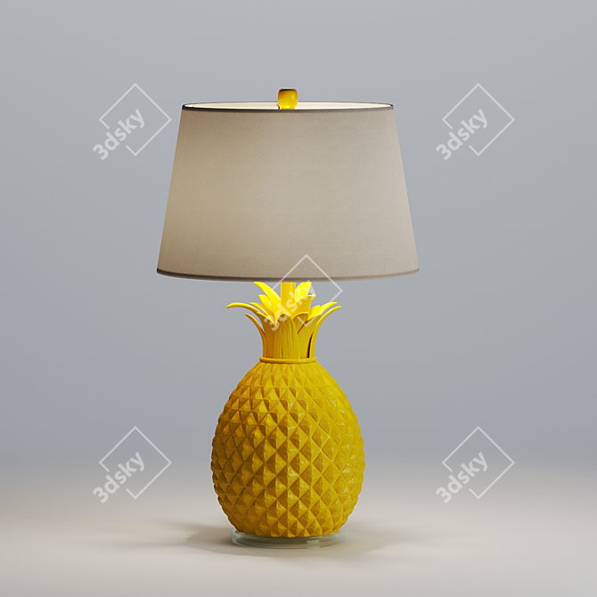 Modern Full House Table Lamp 3D model image 1