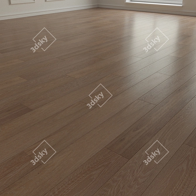 Cristal Parquet Tiles - High Resolution Laminate Flooring 3D model image 2