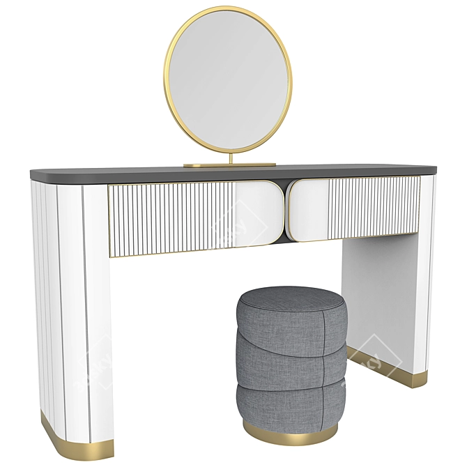 Elegant Vanity Table 2012 3D model image 5