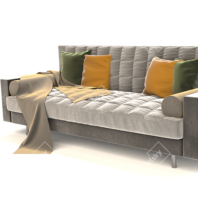 Modern Rok 003 Sofa: 3D Max & Obj Files! 3D model image 2