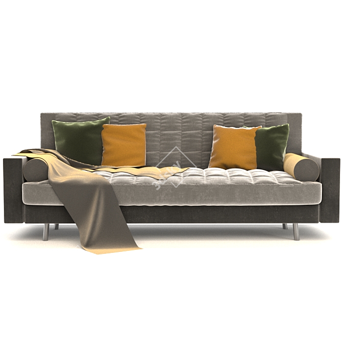 Modern Rok 003 Sofa: 3D Max & Obj Files! 3D model image 3