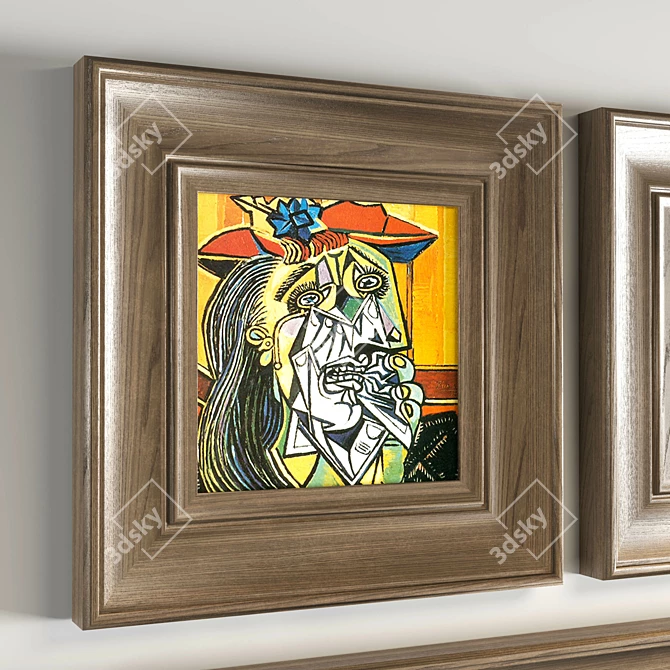 Picasso Art Frame Collection 3D model image 3