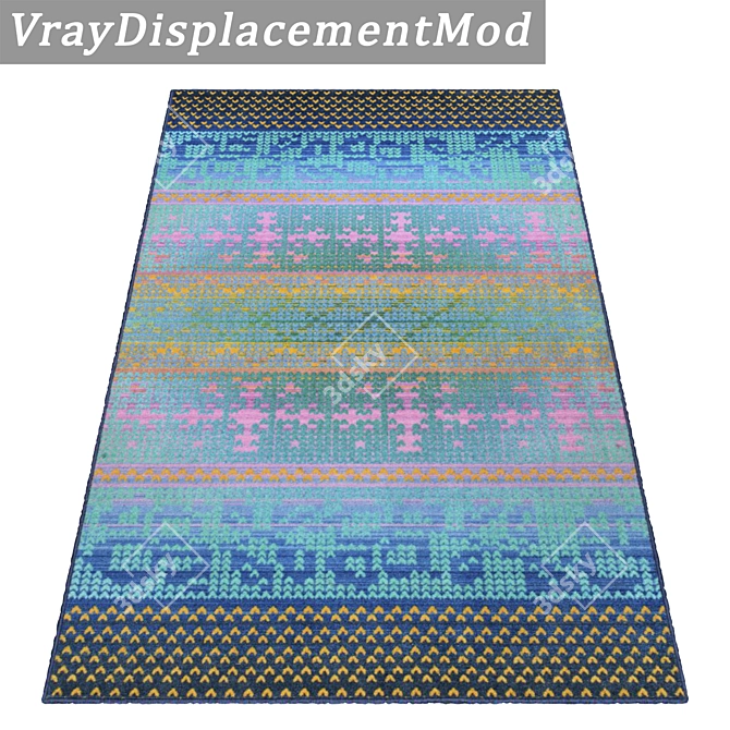 Luxury Carpet Set: High-Quality Textures & Multiple Rendering Options 3D model image 3