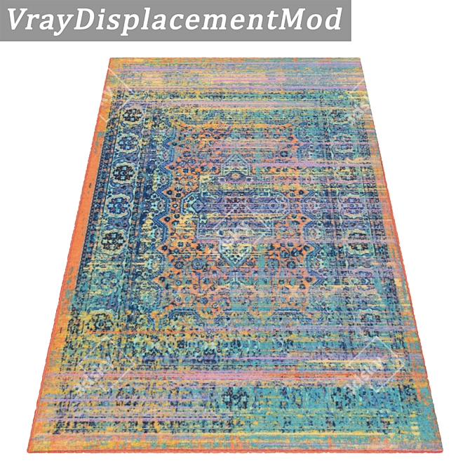 High-Quality Carpets Set 3D model image 3