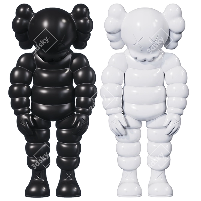 KAWS What Party: Set of 2 Companion Works 3D model image 1