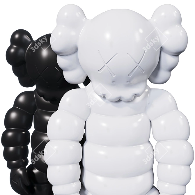 KAWS What Party: Set of 2 Companion Works 3D model image 2