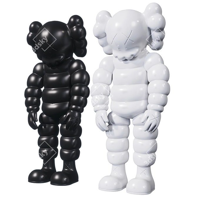 KAWS What Party: Set of 2 Companion Works 3D model image 3