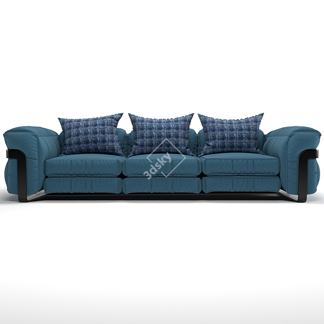 Cozy Comfort Sofa 3D model image 2