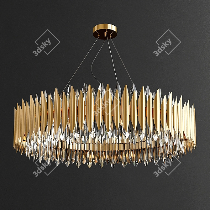 Luxury Chandelier Collection: Graceful Impression 3D model image 2