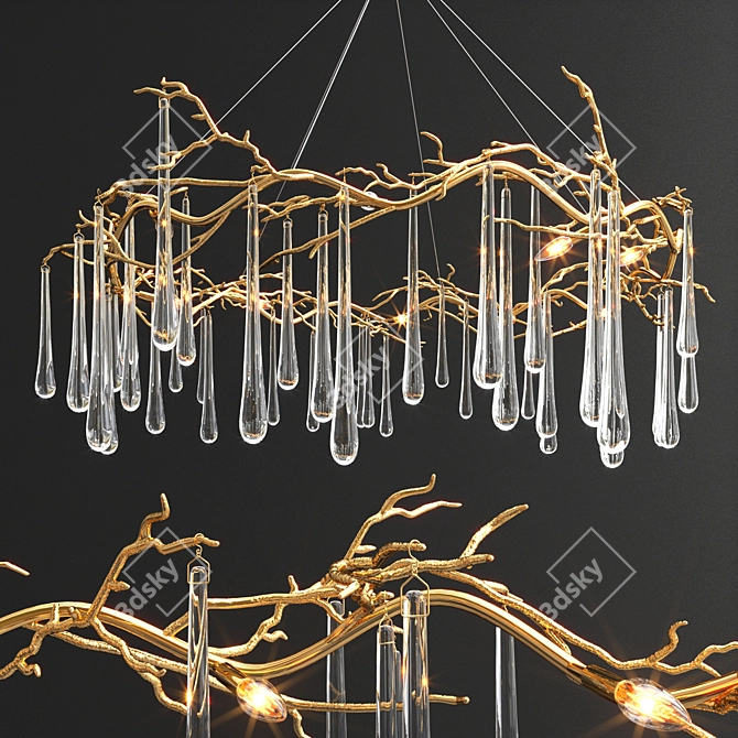 Luxury Chandelier Collection: Graceful Impression 3D model image 5