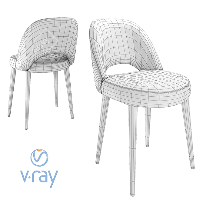 Trendy Pols Potten Chair 3D model image 3