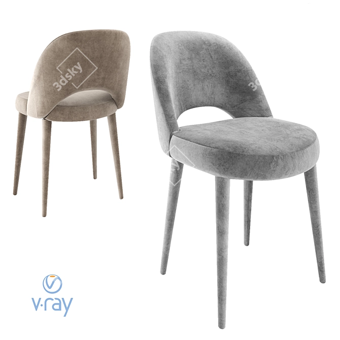 Trendy Pols Potten Chair 3D model image 4