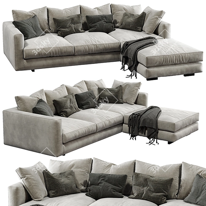 Marac Malibu 2013: Stylish Sofa for Modern Living 3D model image 1