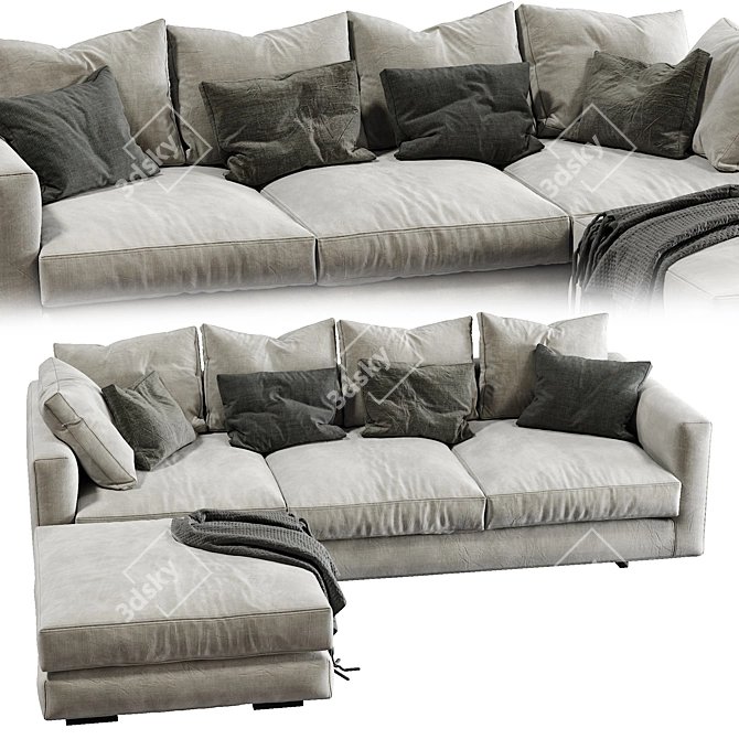 Marac Malibu 2013: Stylish Sofa for Modern Living 3D model image 2