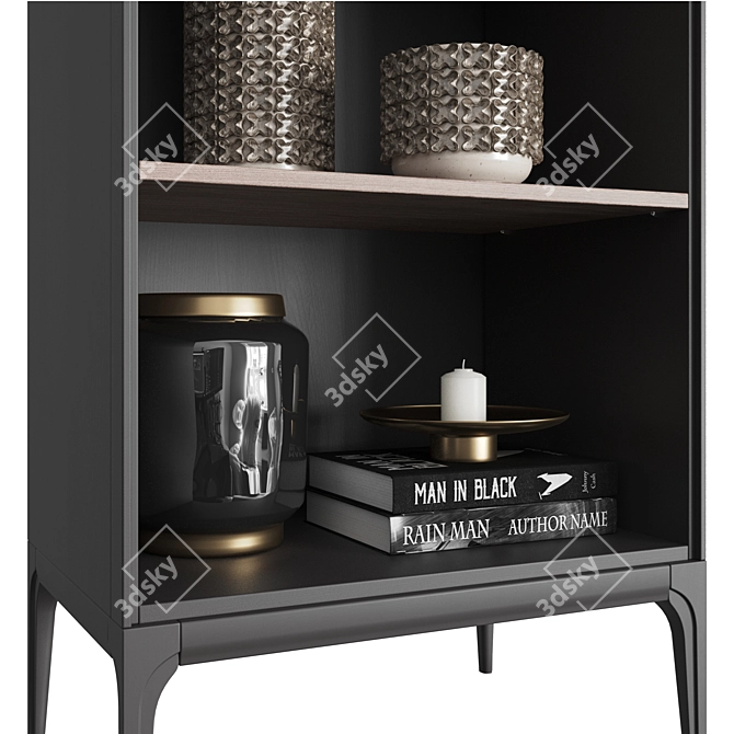 Verona Narrow Shelf - Stylish Home Storage 3D model image 4