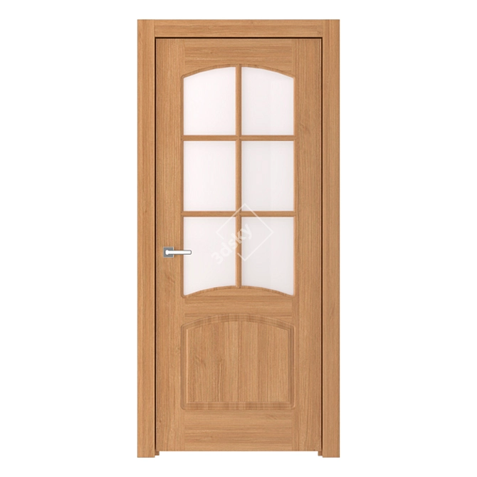 Elegant Napoleon Interior Door 3D model image 2