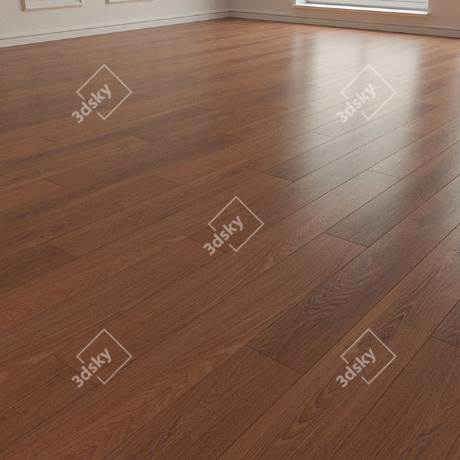 Tobacco Sherwood Oak Laminate 3D model image 2