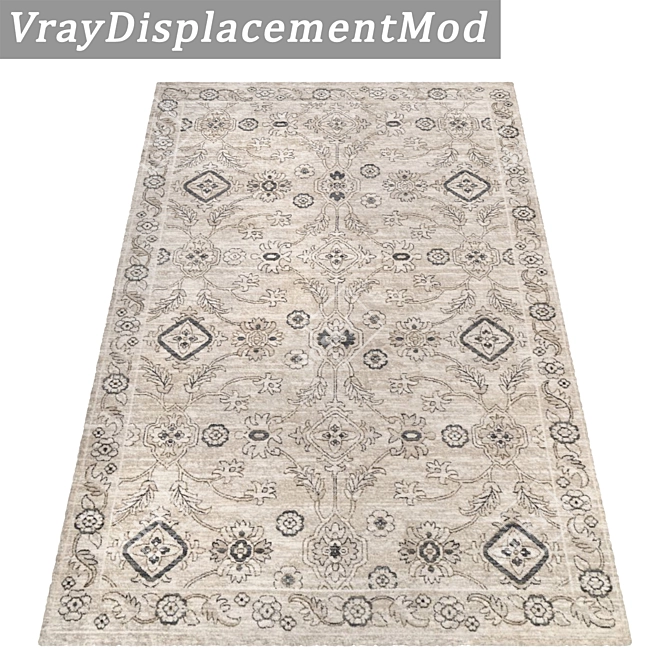 Luxury Carpets Set - High Quality Textures 3D model image 3