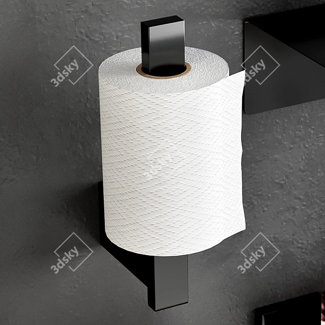 Elegant Turs Bathroom Accessories 3D model image 5