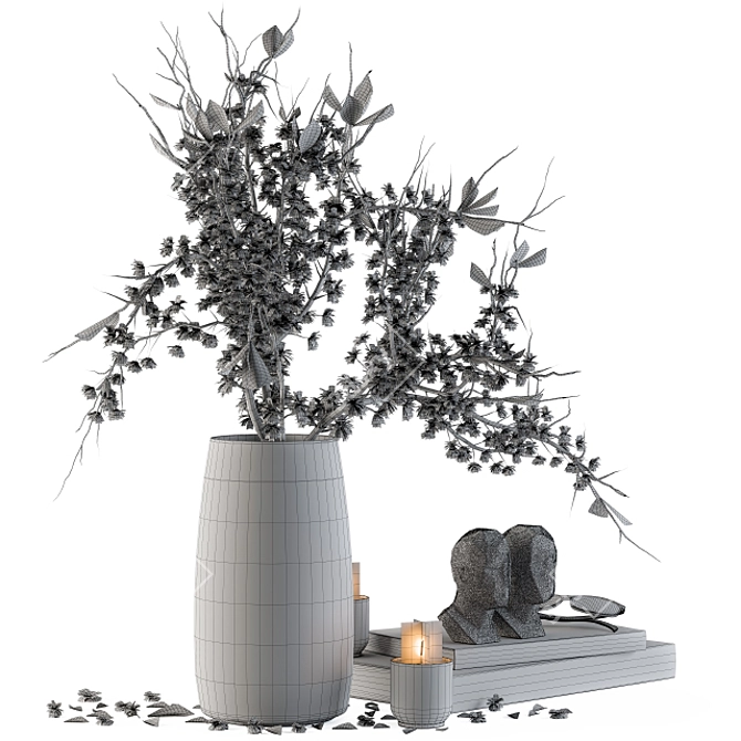 Elegant Floral Arrangement - Set 42 3D model image 4