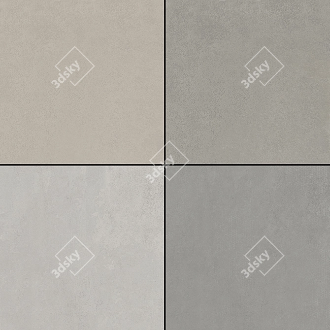 Kale Royal Terra Floor Tiles Set 3D model image 4