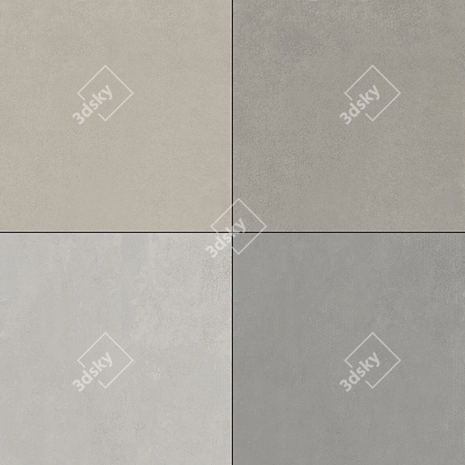 Kale Royal Terra Floor Tiles Set 3D model image 9