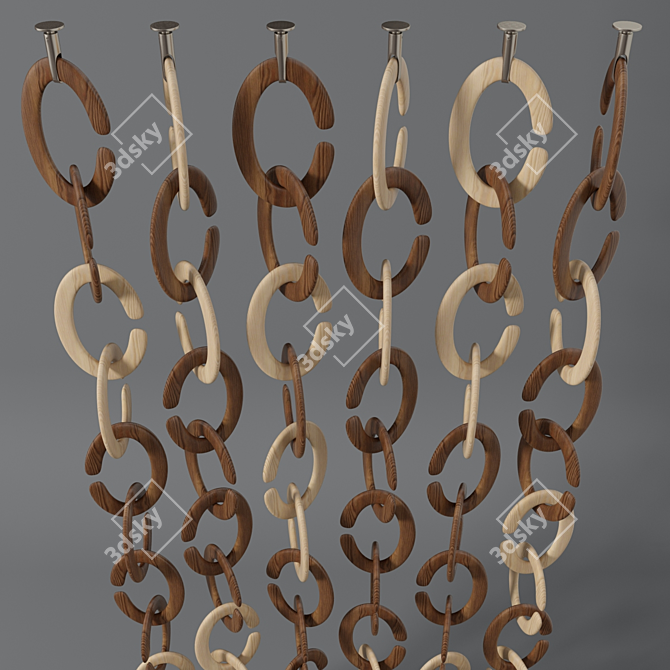 Cozy Modular Decorative Partition 3D model image 7