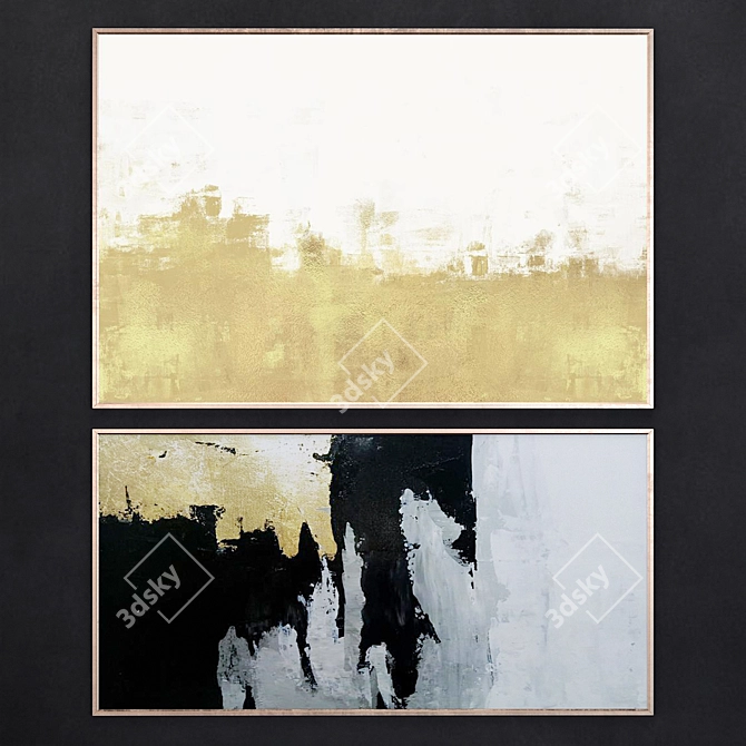 Elegant Memories Picture Frame 3D model image 1