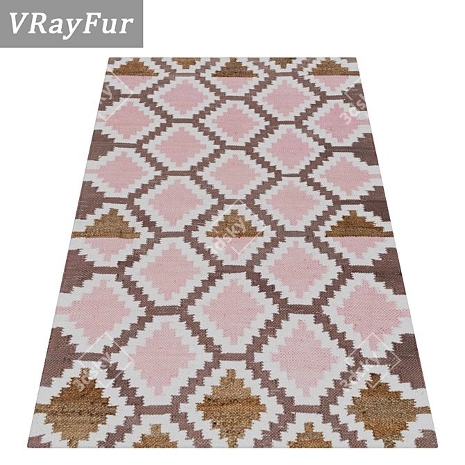 Versatile High-Quality Carpet Set 3D model image 2