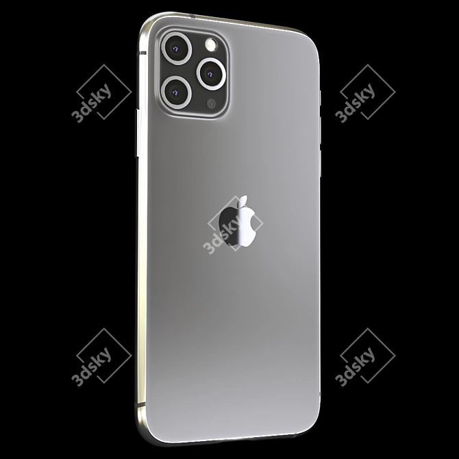 Ultimate Apple iPhone 11 Pro Max 3D model image 1