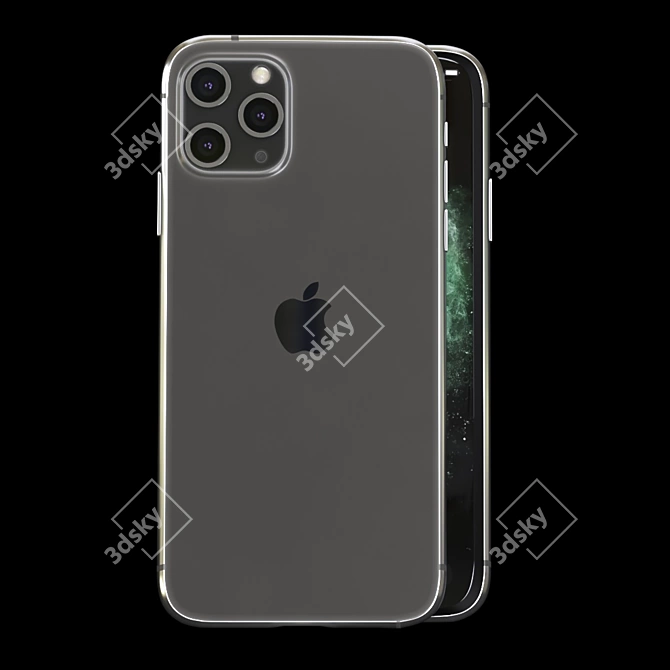 Ultimate Apple iPhone 11 Pro Max 3D model image 2