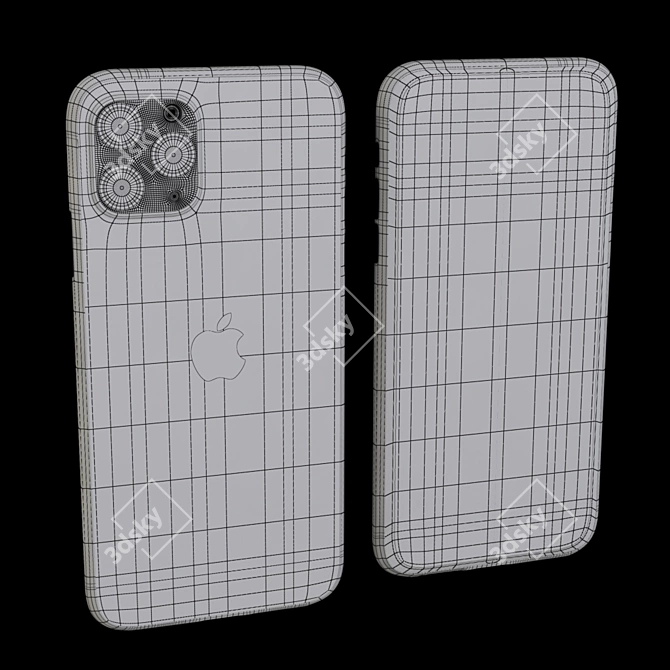 Ultimate Apple iPhone 11 Pro Max 3D model image 5