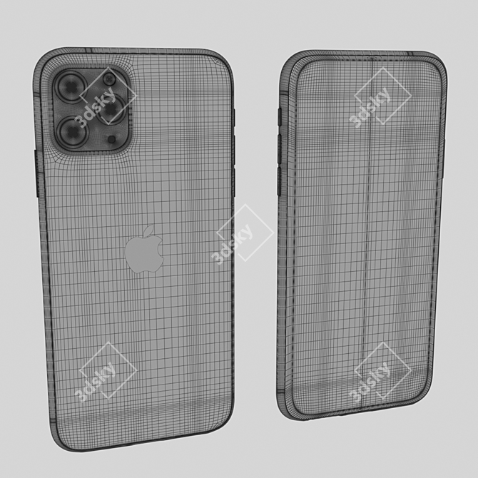 Ultimate Apple iPhone 11 Pro Max 3D model image 6